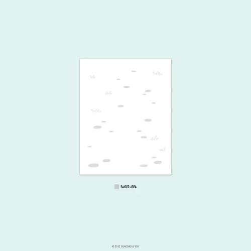 Concord & 9th Along The Path Embossing Folder