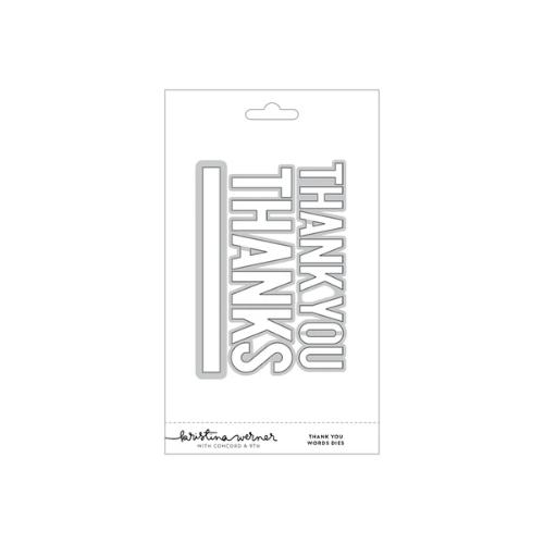 Concord & 9th Thank You Words Dies