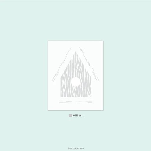 Concord & 9th Birdhouse Blossoms Embossing Folder (2D)
