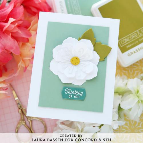 Concord & 9th Paper Posy Stamp Set (3 x 3)