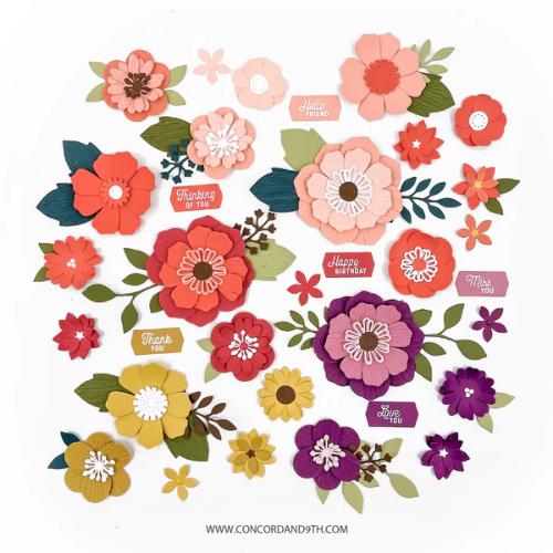 Concord & 9th Paper Posy Dies