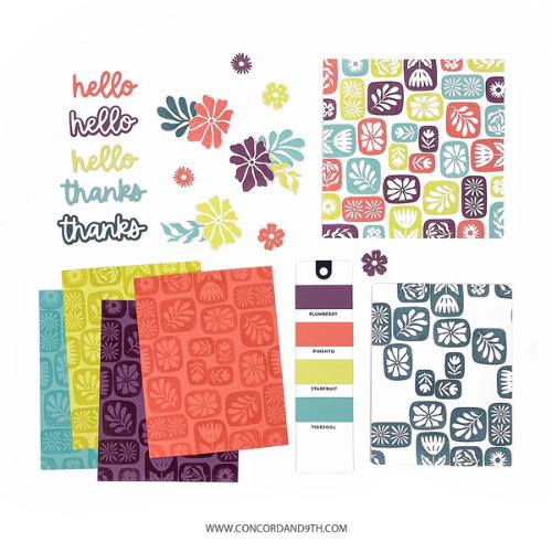 Concord & 9th Tiled Turnabout™ Stamp Set (6 x 6)