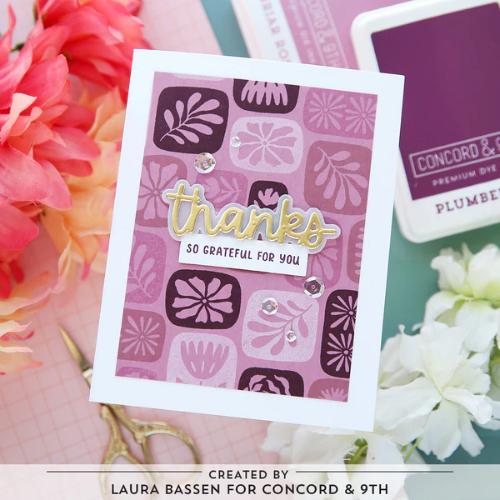 Concord & 9th Tiled Turnabout™ Stamp Set (6 x 6)