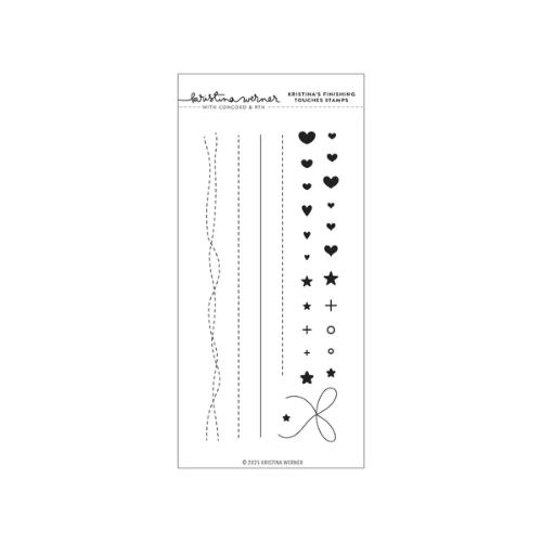 Concord & 9th Kristina's Finishing Touches Stamp Set (4 x 8)