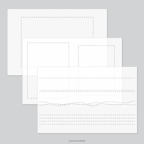 Concord & 9th Kristina's Finishing Touches Stencil Pack (3 qty; 6 x 9)