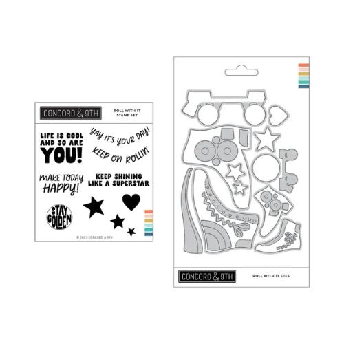 Concord & 9th Roll With It Stamp and Die Bundle