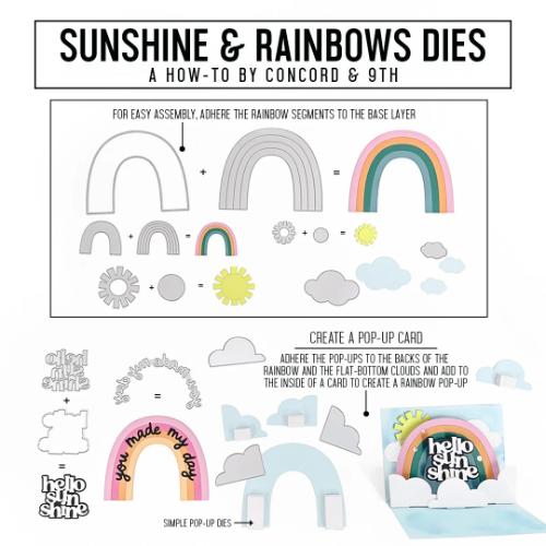 Concord & 9th Sunshine & Rainbows Die