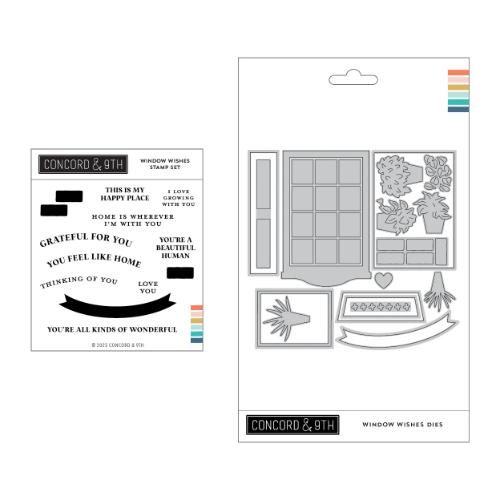Concord & 9th Window Wishes Stamp and Die Bundle