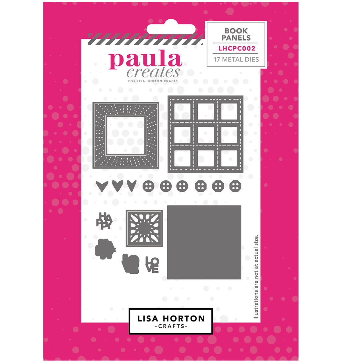 Lisa Horton Crafts Paula Creates Die Set Treasure Book Panels