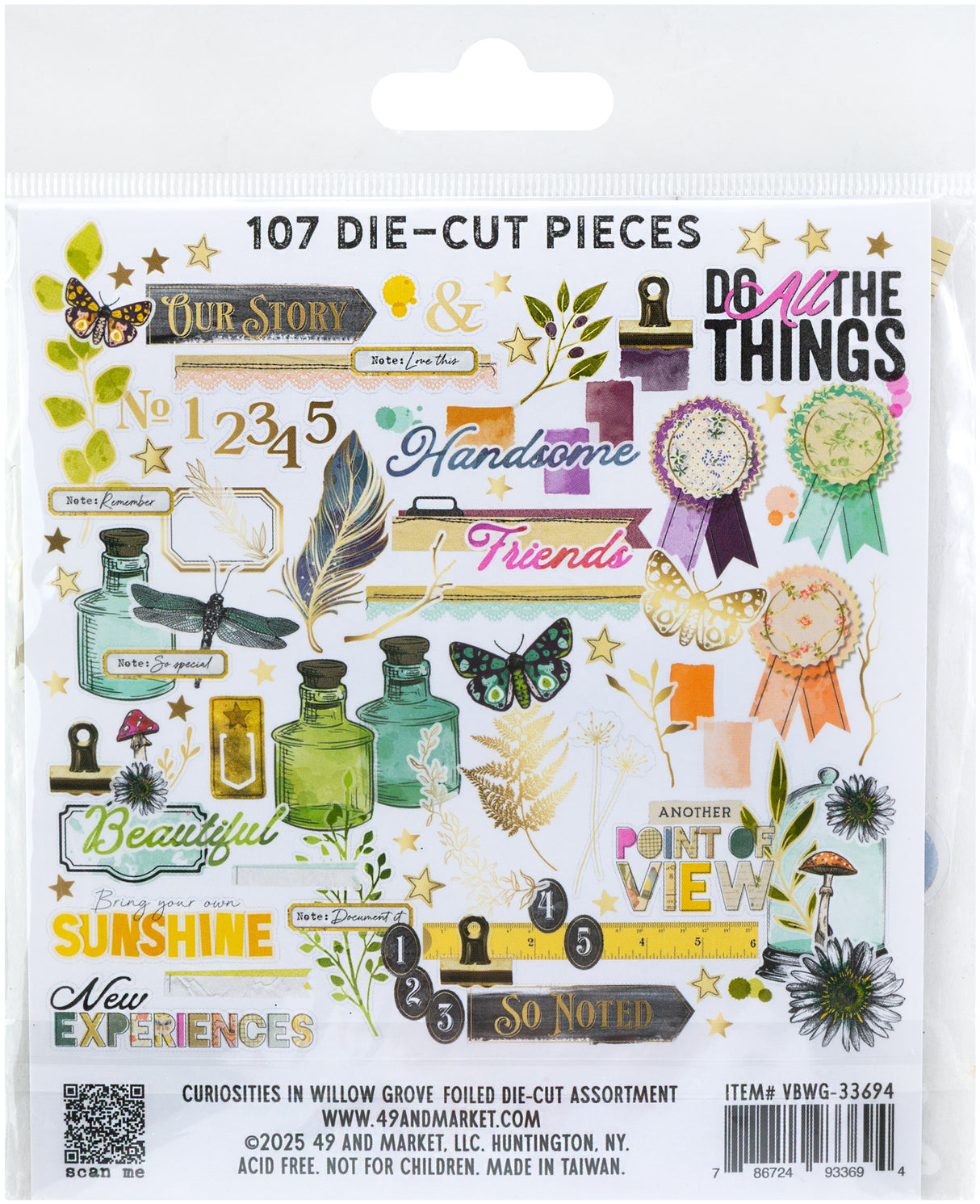 49 And Marketing Die-Cuts Assorted, Curiositites In Willow Grove
