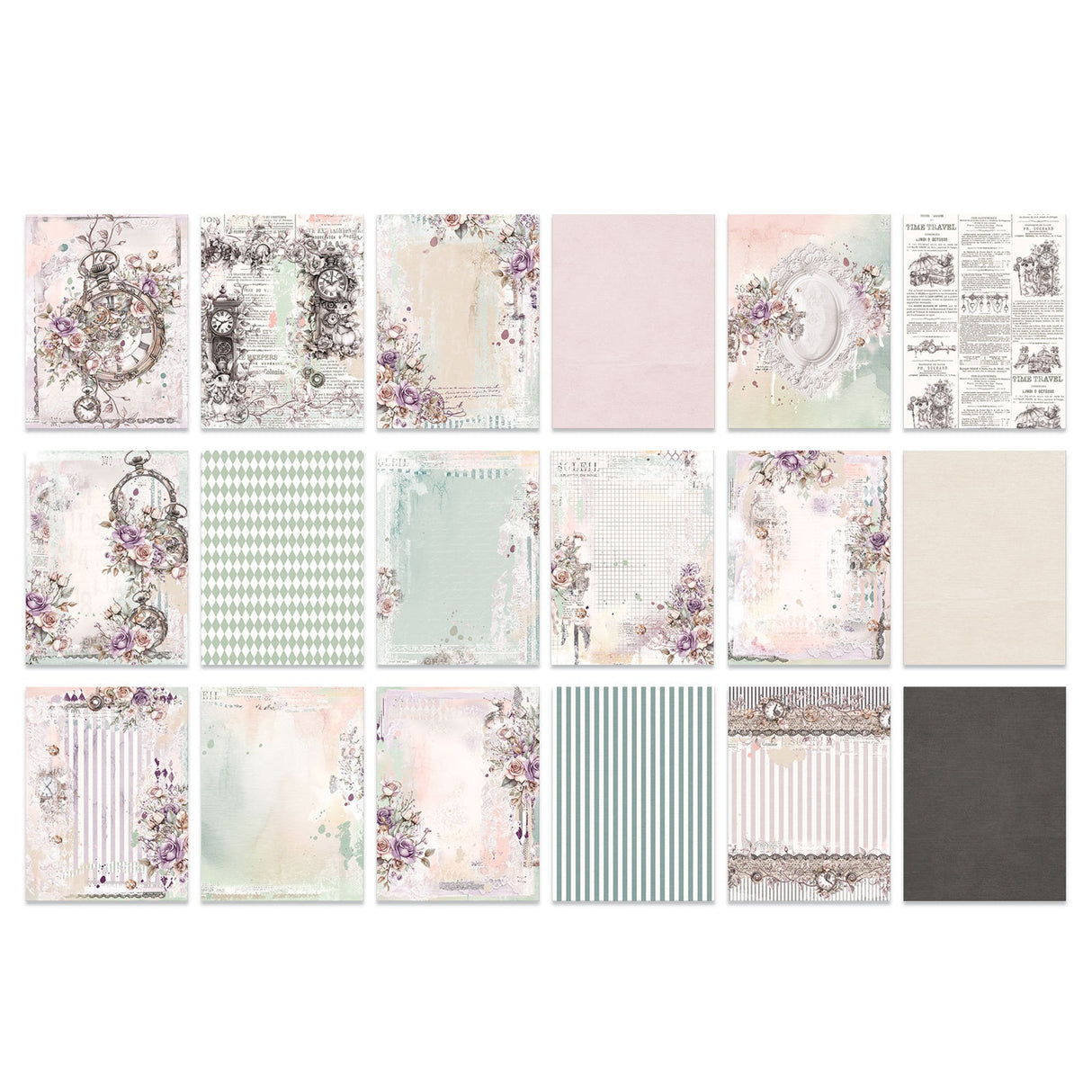 49 And Market Paper Pack 6"X8" Echoes Of Time