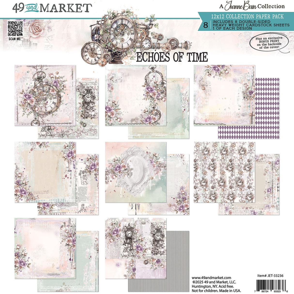 49 And Market Collection Pack 12"X12" Echoes Of Time