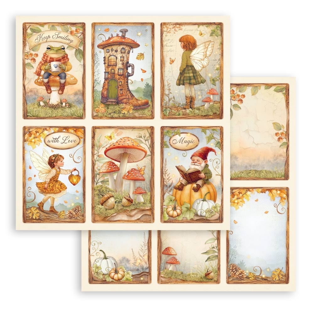 Stamperia Scrapbooking Pad 12"x12" 10/Pkg Whispering Woods