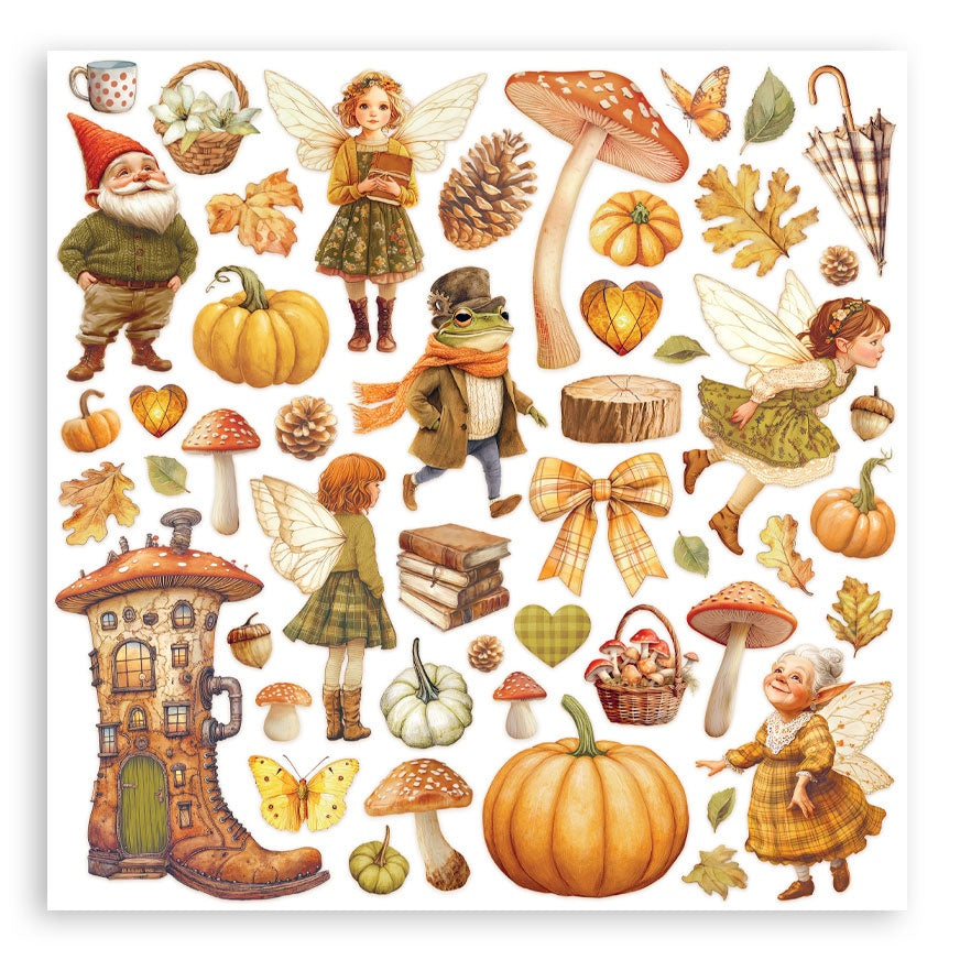 Stamperia Single-Sided Paper Pad 12"x12" 22/Pkg Whispering Woods