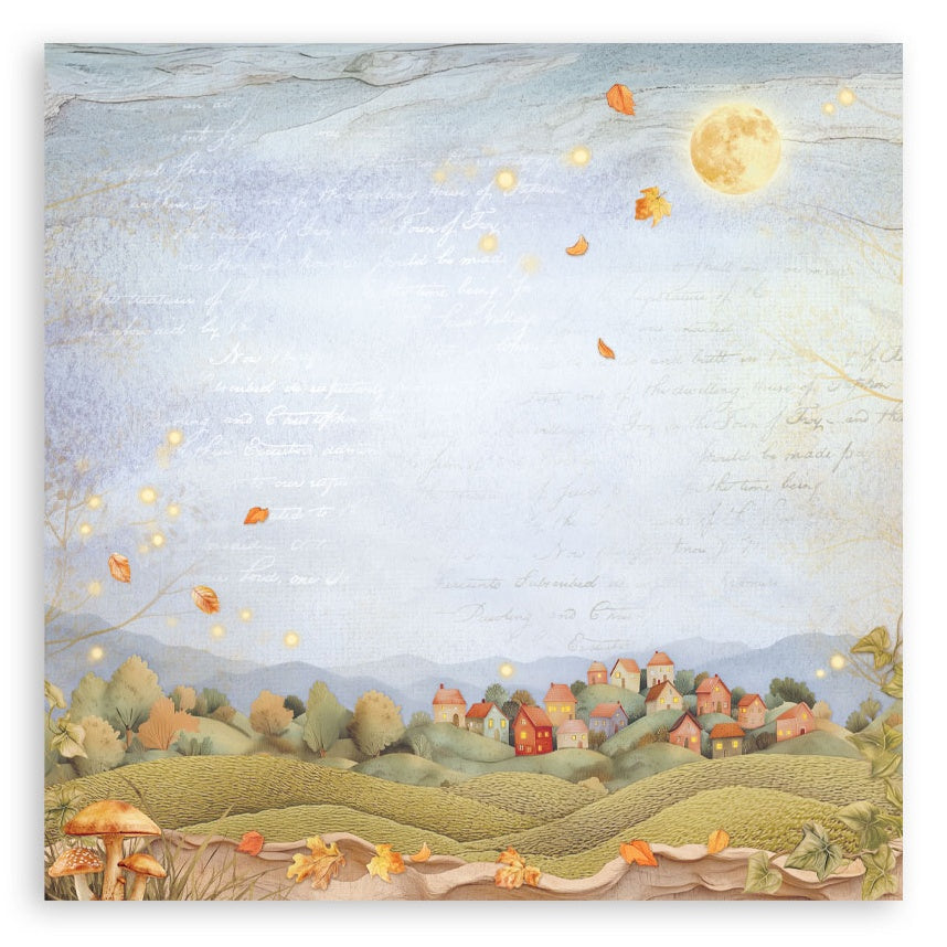 Stamperia Single-Sided Paper Pad 12"x12" 22/Pkg Whispering Woods