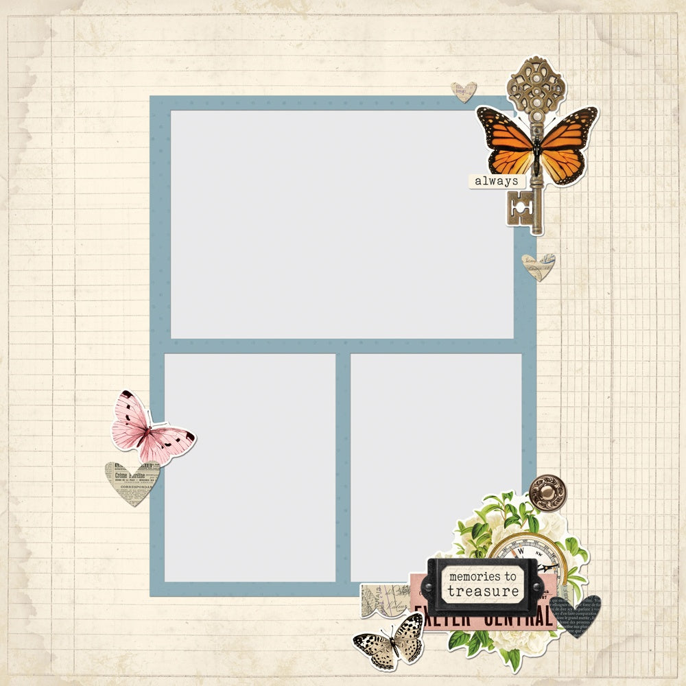 Simple Stories Simple Page Pieces Die Cuts 24/Pkg Simple Vintage Junk Drawer