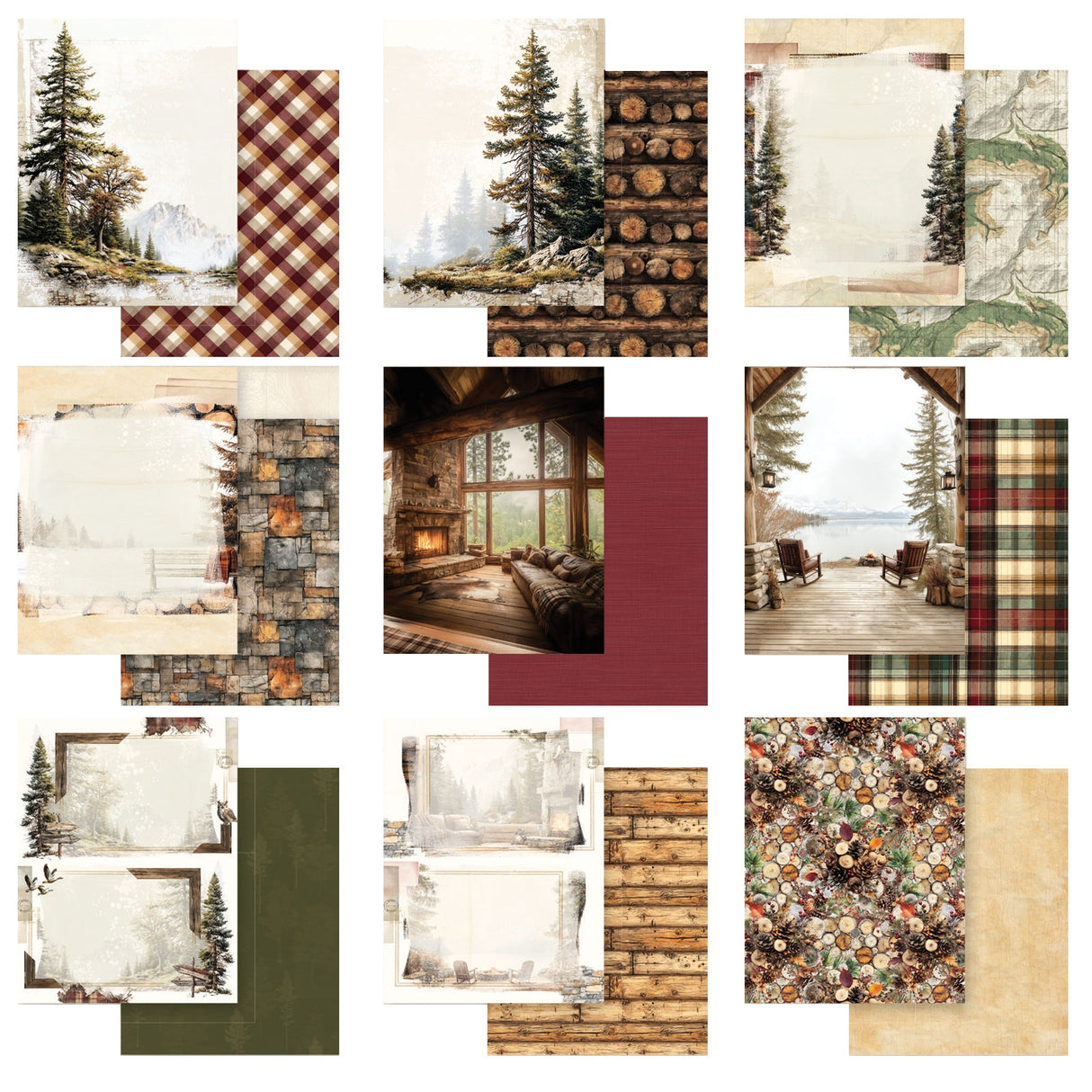 49 And Market Collection Pack 6"X8" Timber And Tweed