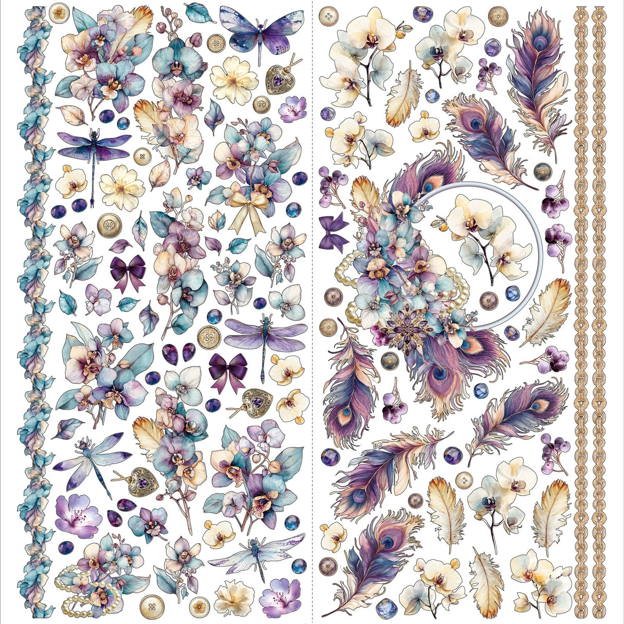 49 And Market Laser Cut Outs Plume & Petal