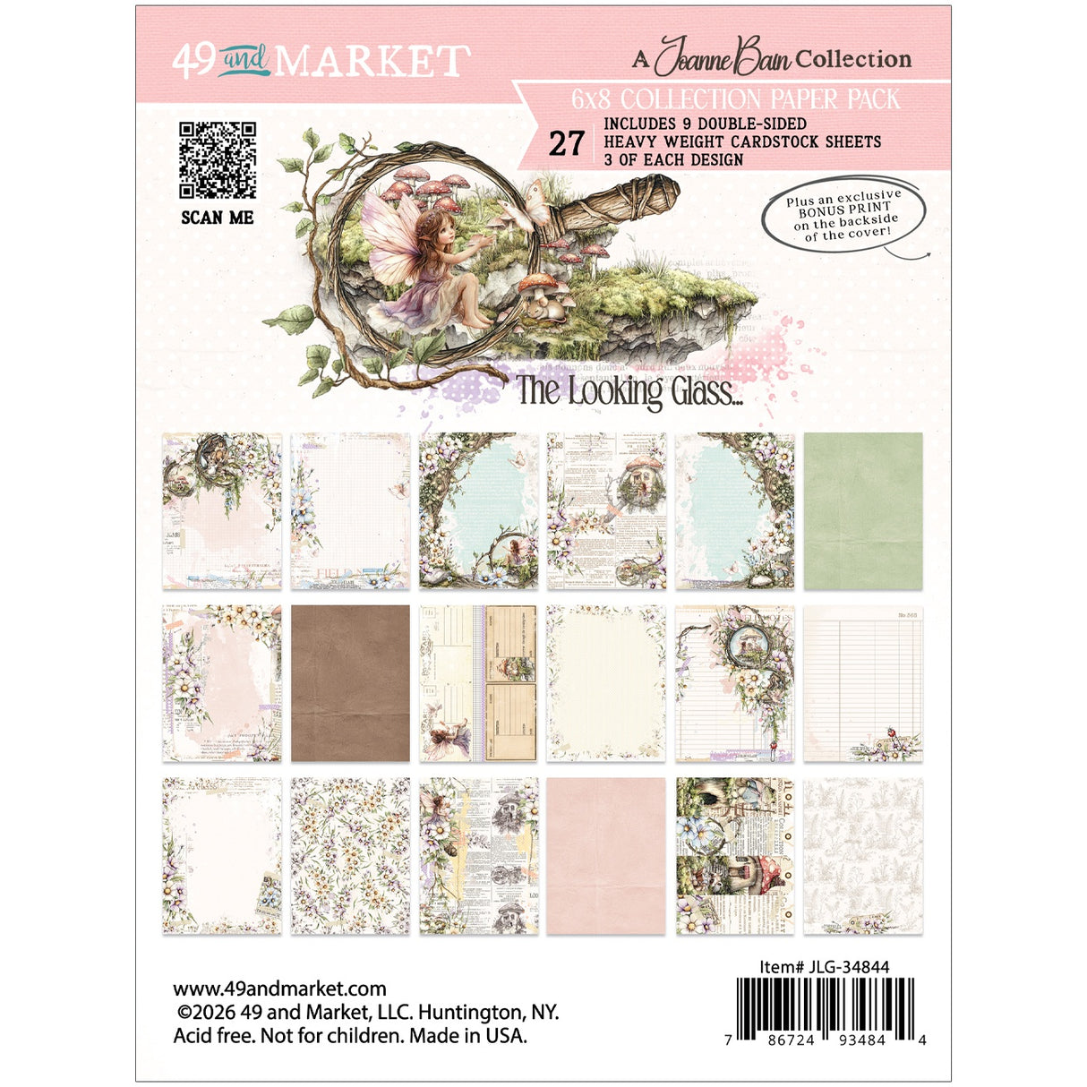 49 And Market Collection Pack 6"X8" The looking Glass