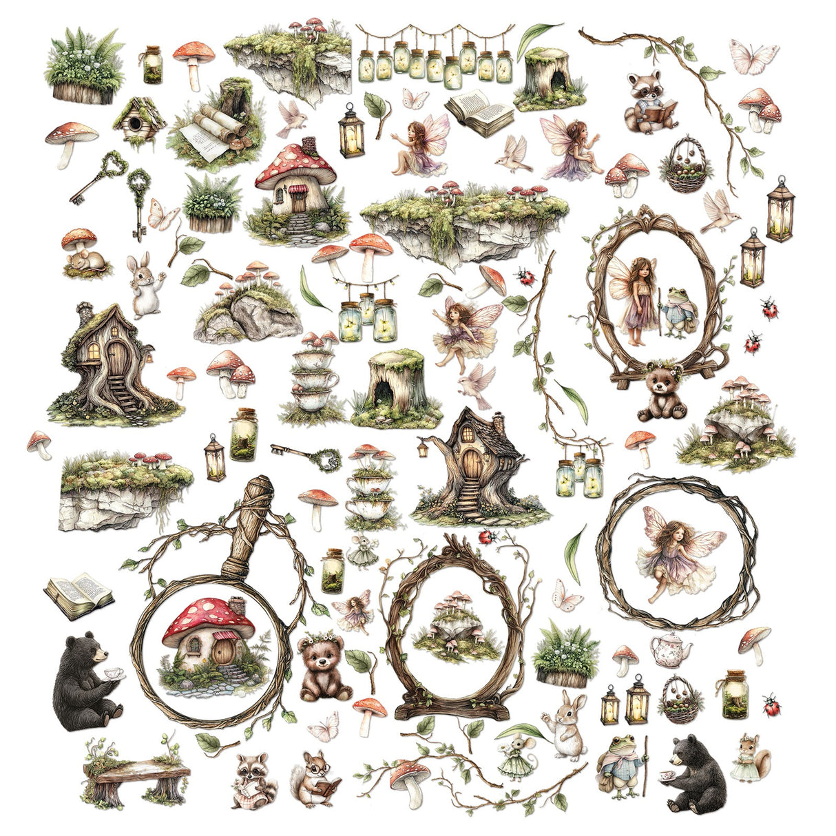49 And Market Laser Cut Outs Elements - The Looking Glass