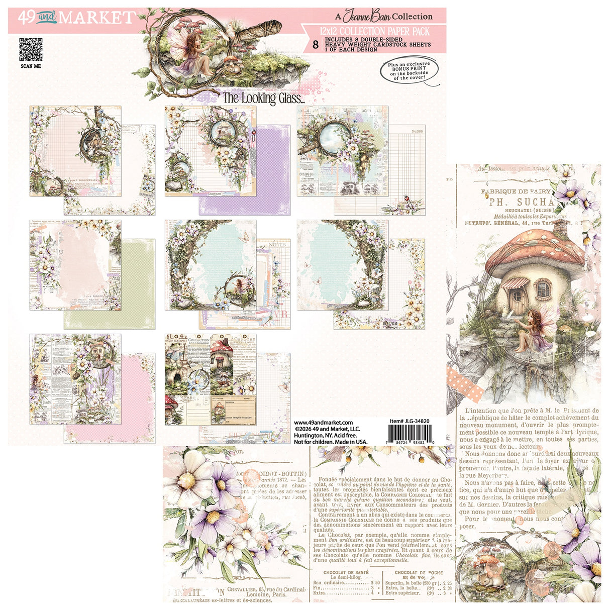 49 And Market Collection Pack 12"X12" - The Looking Glass