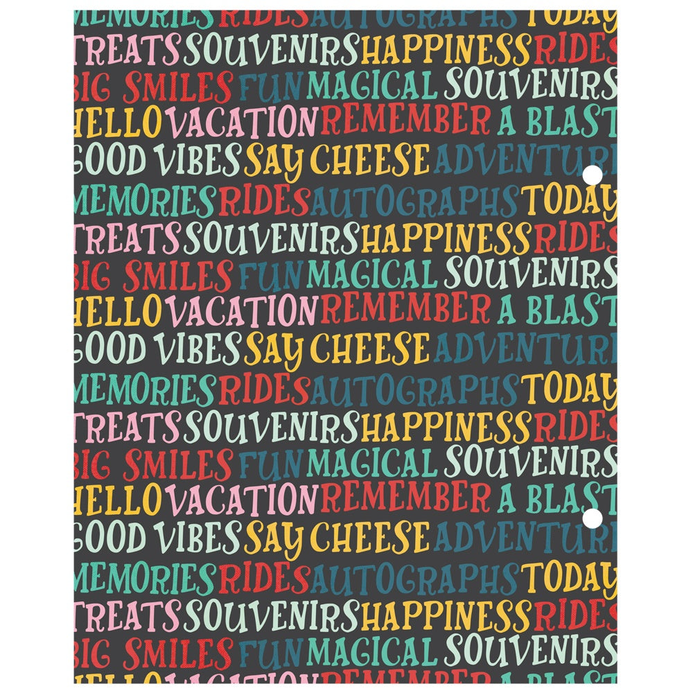 Simple Stories Say Cheese Happiest Place 6x8 Inch SN@P! Binder Inserts (26233)