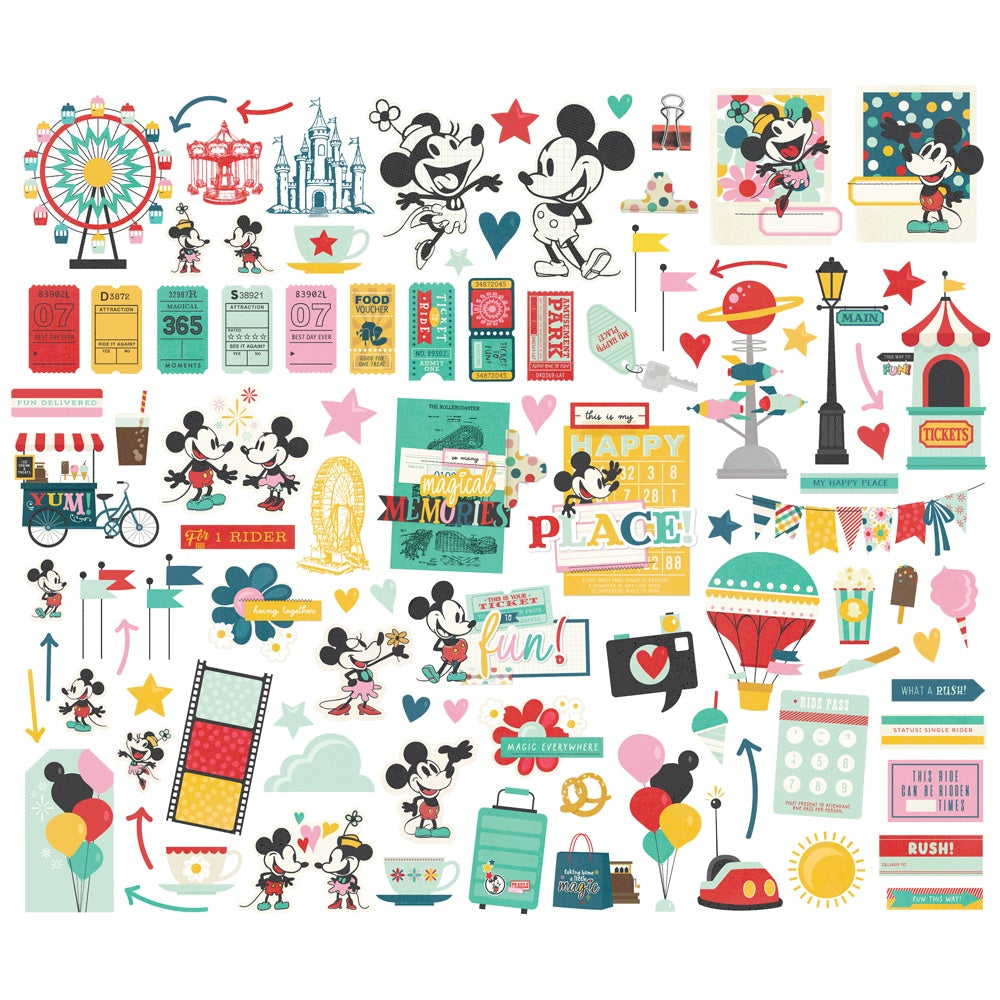 Simple Stories Say Cheese Happiest Place Bits & Pieces (26227)