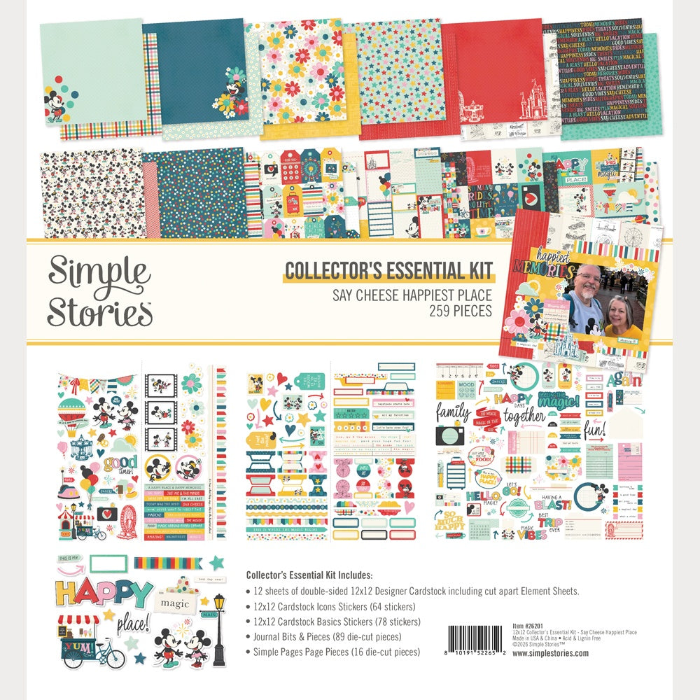Simple Stories Say Cheese Happiest Place Collector's Essential Kit (26201)