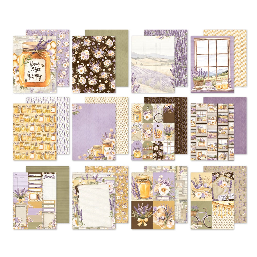 Simple Stories Simple Vintage Lavender Fields 6x8 Inch Paper Pad (26423)