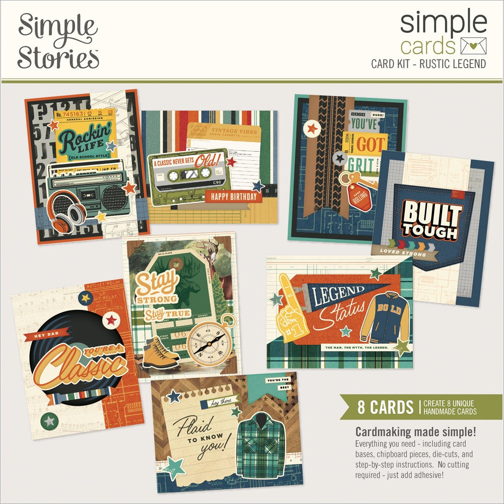 Simple Stories Rustic Legend Simple Cards Kit (26626)