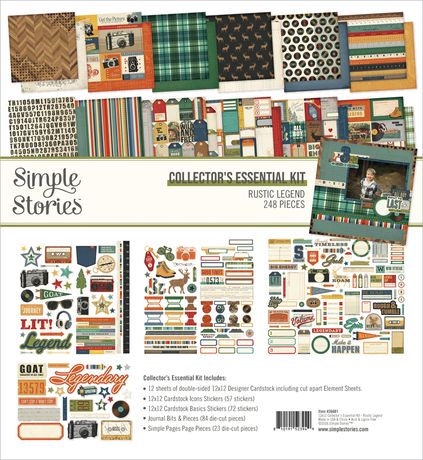 Simple Stories Rustic Legend Collector's Essential Kit (26601)