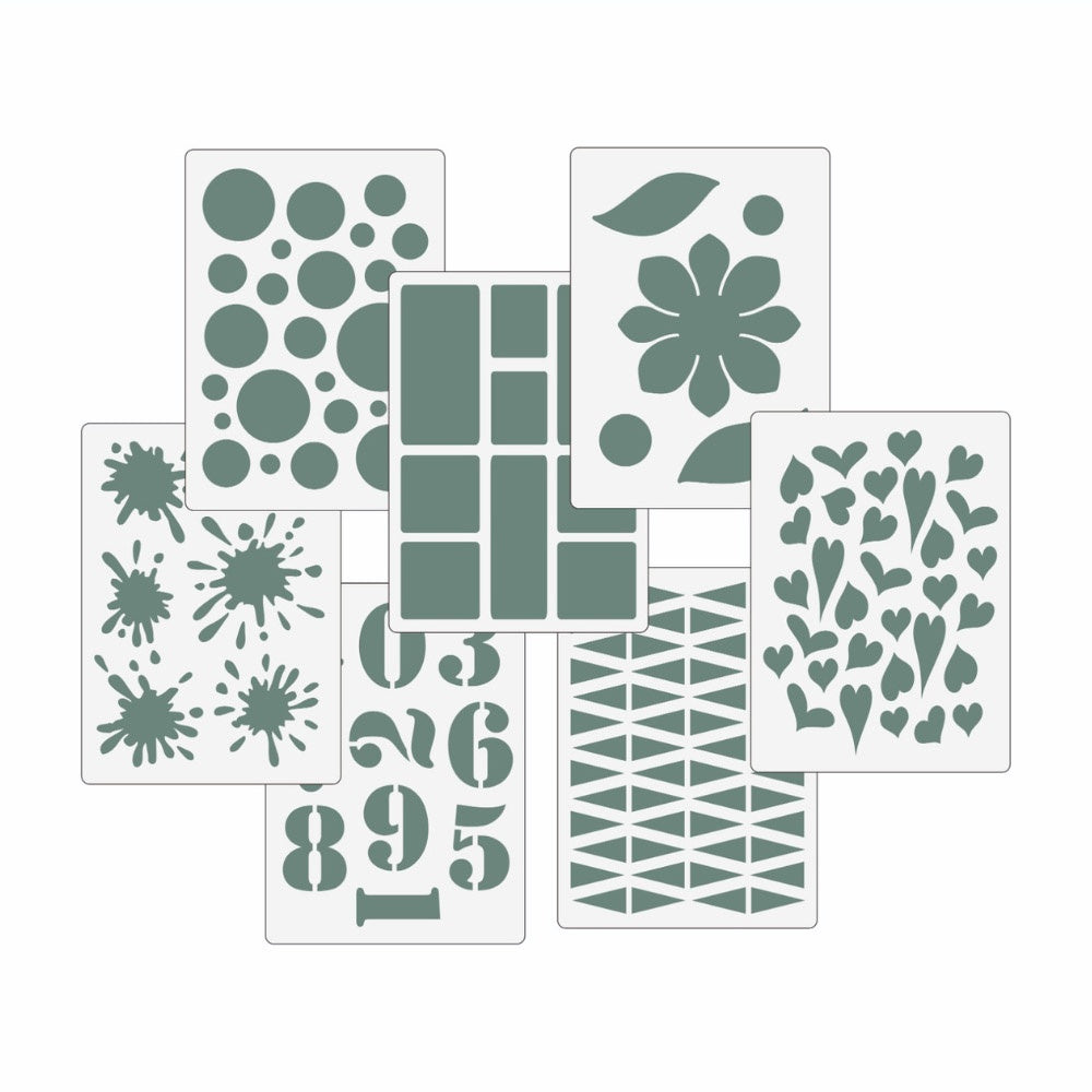 Lisa Horton Crafts The Stencil Deck Volume 1 (52 Individual stencils)