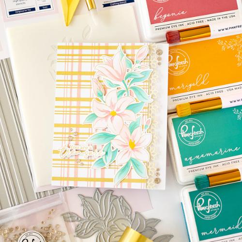 Pinkfresh Studio delighted for you Stamp/ die / stencil Bundle