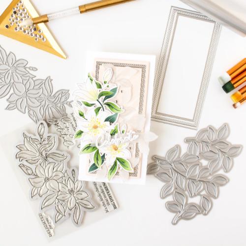 Pinkfresh Studio delighted for you Stamp/ die / stencil Bundle