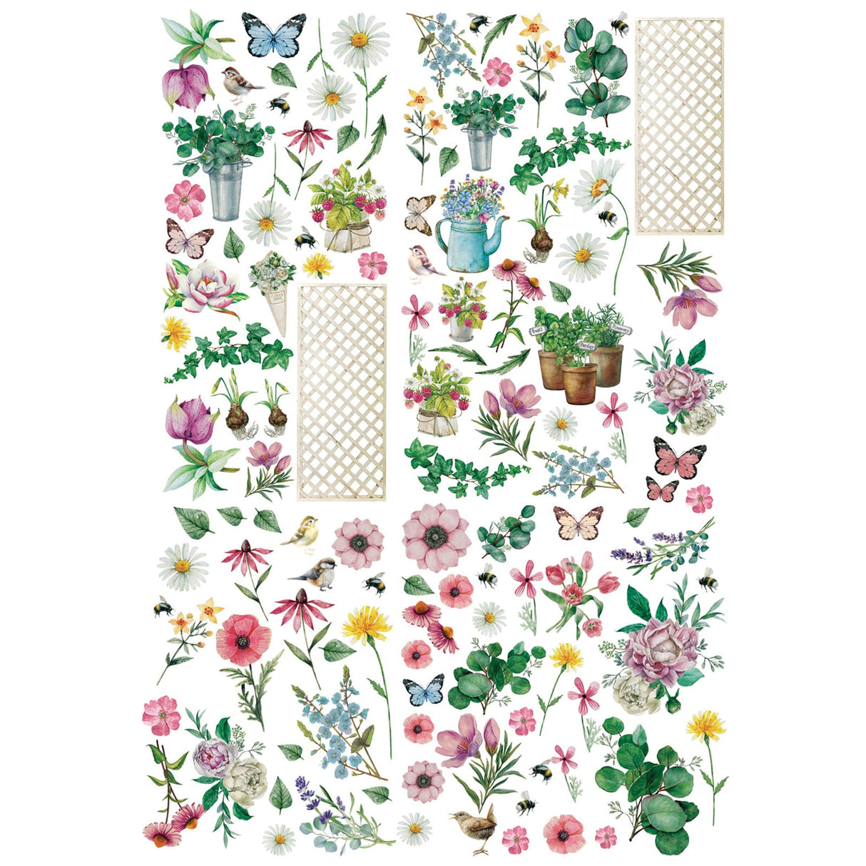49 and Market Laser Cut Outs Wildflowers, From the Garden