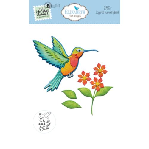 Elizabeth Craft Designs Sunny Days Die Layered Hummingbird (2235)