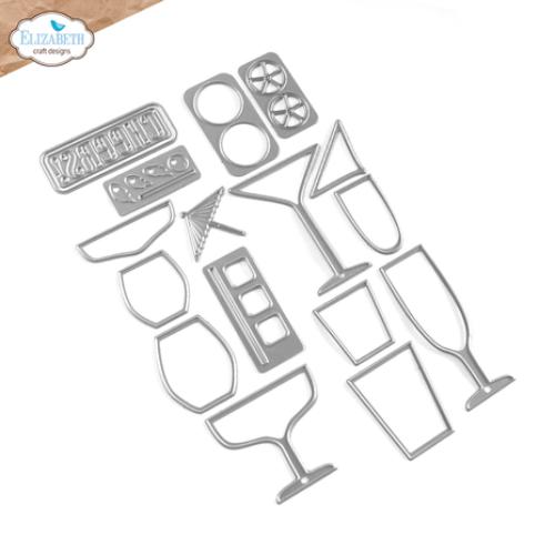 Elizabeth Craft Designs Sunny Days Die Cheers to You (2232)