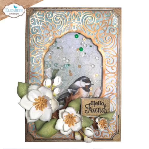 Elizabeth Craft Designs Spring Blossom Die Ornamental Frame (2249)