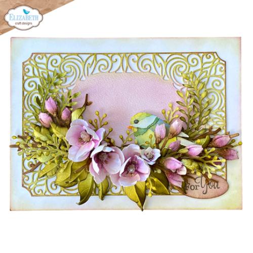 Elizabeth Craft Designs Spring Blossom Die Ornamental Frame (2249)