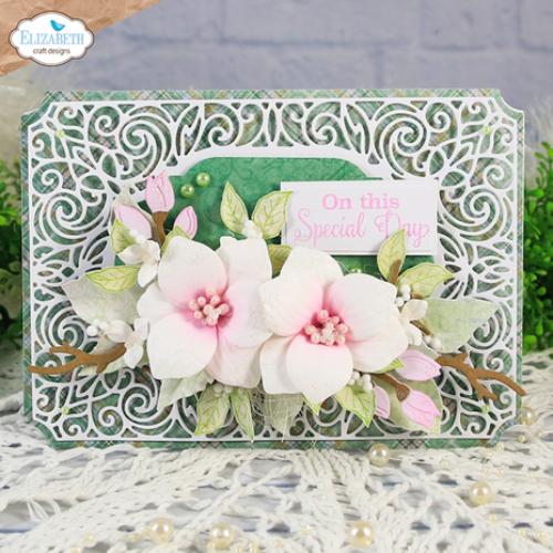 Elizabeth Craft Designs Spring Blossom Die Ornamental Frame (2249)
