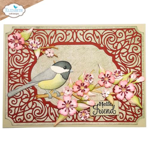 Elizabeth Craft Designs Spring Blossom Die Ornamental Frame (2249)