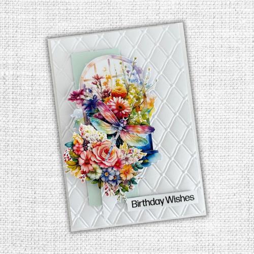 Paper Rose Studio Tufted Elegance 3D Embossing Folder 32154