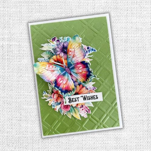 Paper Rose Studio Ben's Plaid 3D Embossing Folder 32157