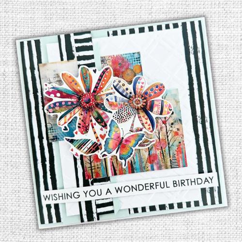 Paper Rose Studio Ben's Plaid 3D Embossing Folder 32157