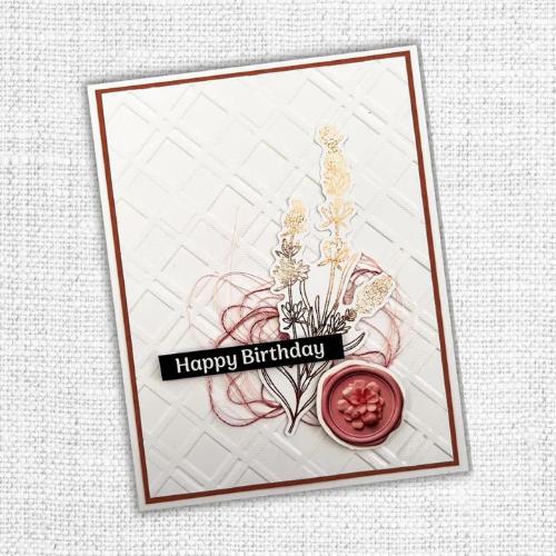 Paper Rose Studio Ben's Plaid 3D Embossing Folder 32157
