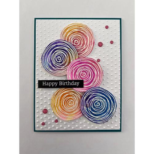 Paper Rose Studio Simple Dots 3D Embossing Folder 32160