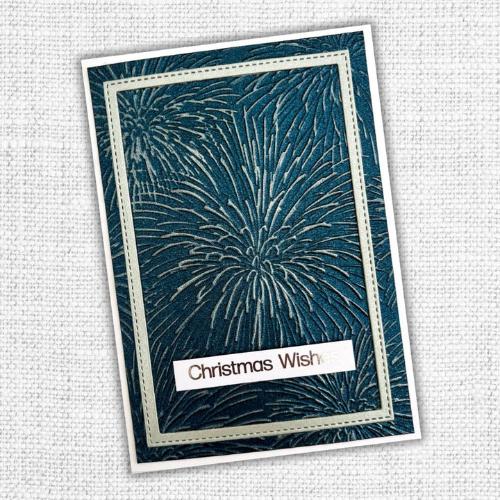 Paper Rose Studio Fireworks 3D Embossing Folder 32286