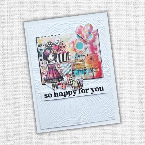 Paper Rose Studio Fireworks 3D Embossing Folder 32286