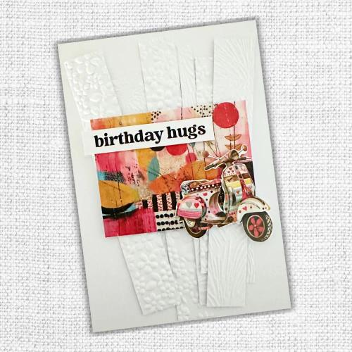 Paper Rose Studio Fireworks 3D Embossing Folder 32286