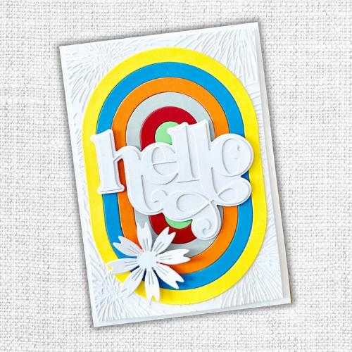 Paper Rose Studio Fireworks 3D Embossing Folder 32286